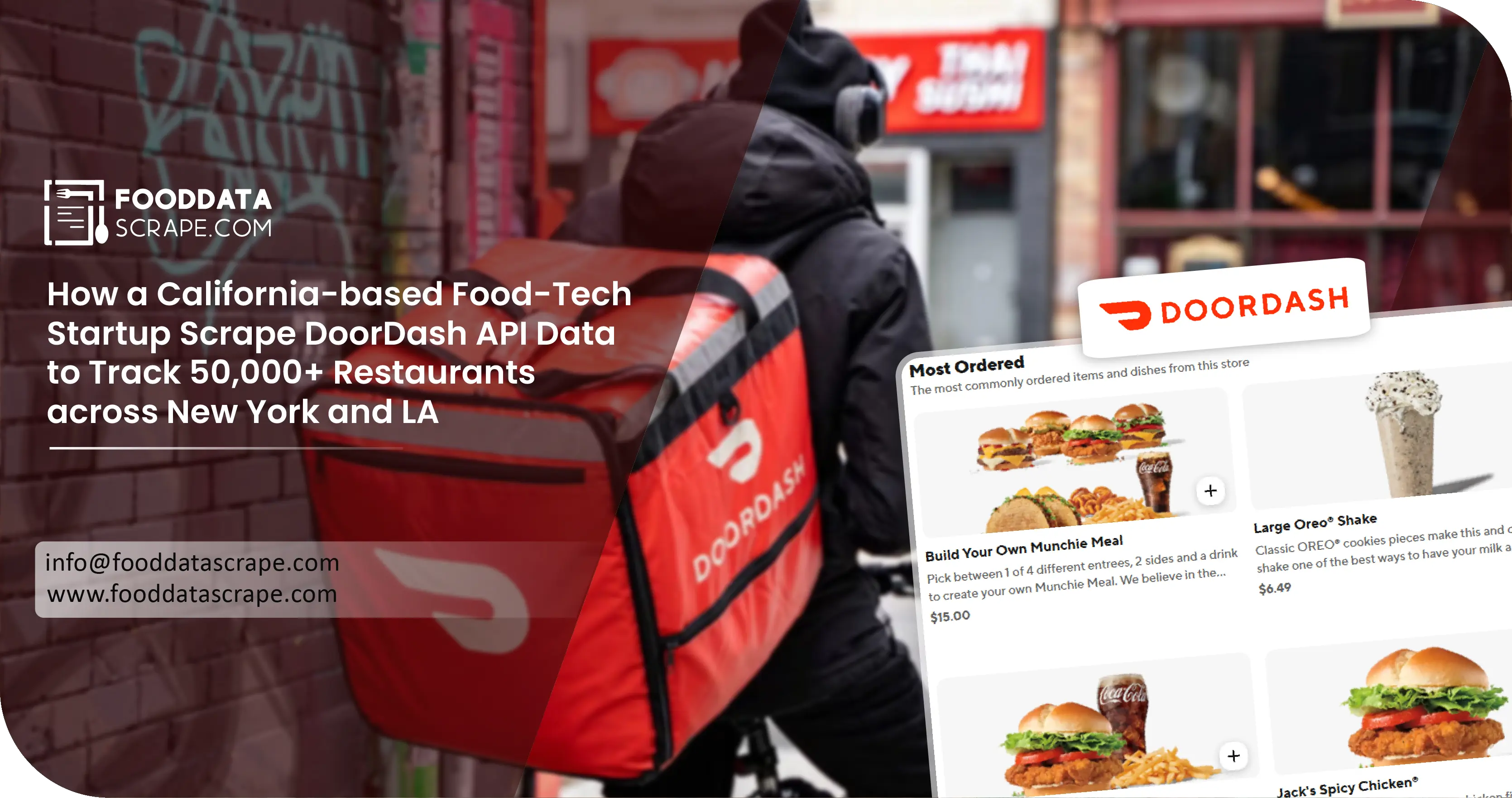 Scrape DoorDash API Data to Track 50,000+ Restaurants